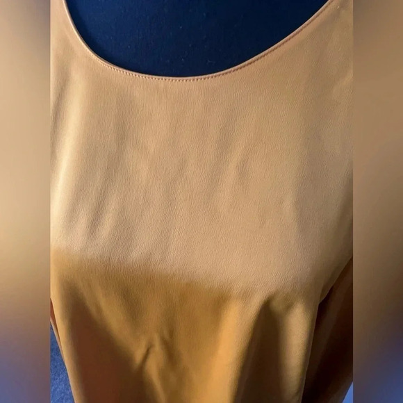 NWT | G by Gustavo Arango | Mustard Yellow Satin Blouse | Size XL - Picture 7 of 8